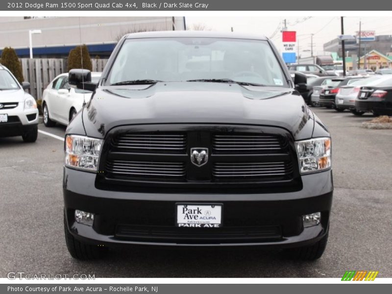 Black / Dark Slate Gray 2012 Dodge Ram 1500 Sport Quad Cab 4x4