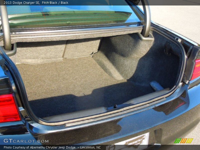 Pitch Black / Black 2013 Dodge Charger SE