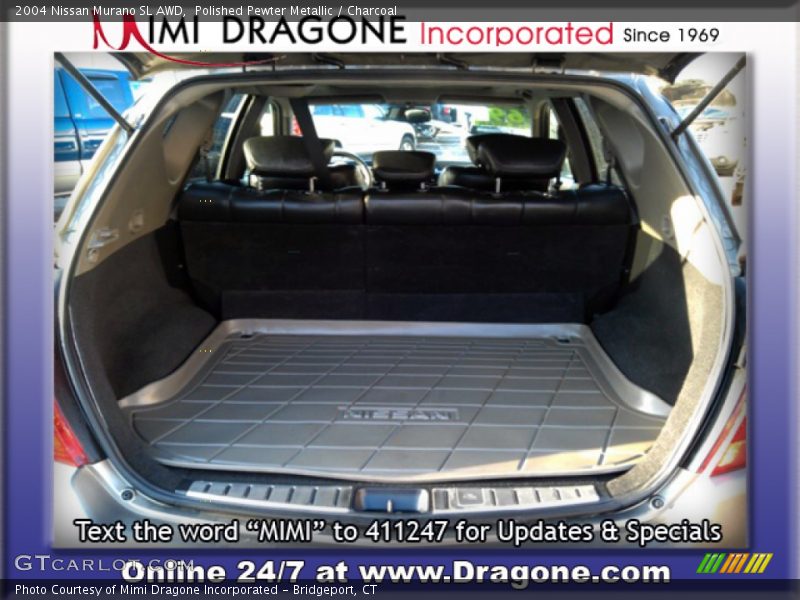 Polished Pewter Metallic / Charcoal 2004 Nissan Murano SL AWD