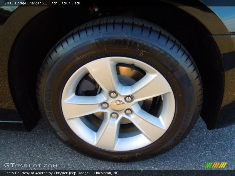 Pitch Black / Black 2013 Dodge Charger SE
