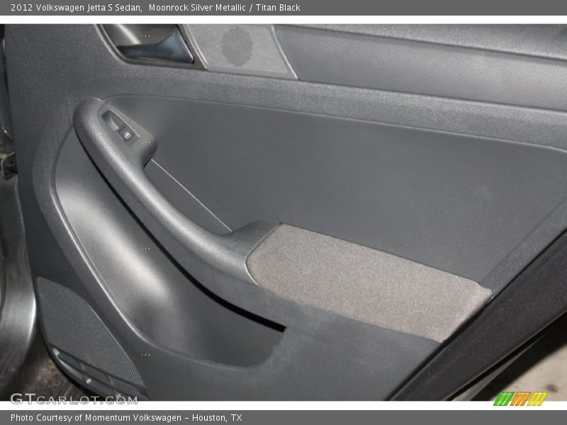 Moonrock Silver Metallic / Titan Black 2012 Volkswagen Jetta S Sedan