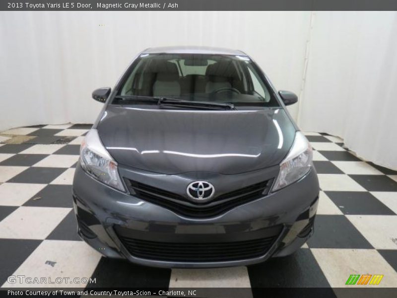 Magnetic Gray Metallic / Ash 2013 Toyota Yaris LE 5 Door