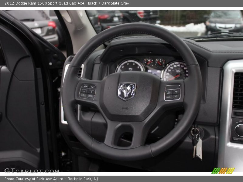 Black / Dark Slate Gray 2012 Dodge Ram 1500 Sport Quad Cab 4x4