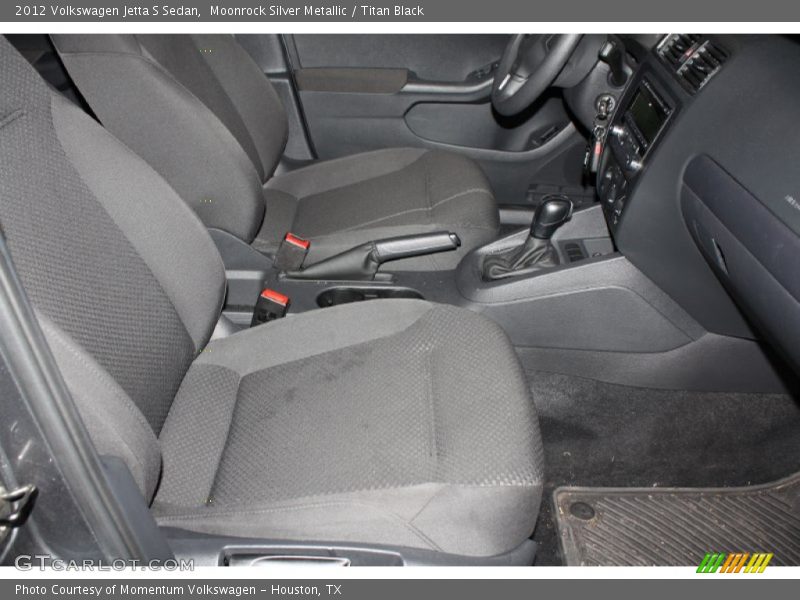 Moonrock Silver Metallic / Titan Black 2012 Volkswagen Jetta S Sedan