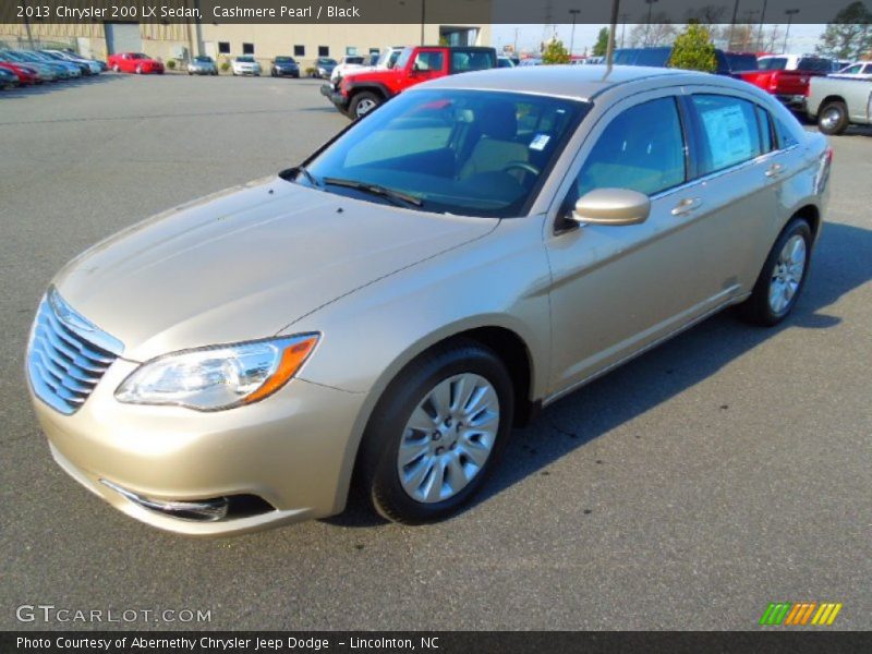 Cashmere Pearl / Black 2013 Chrysler 200 LX Sedan