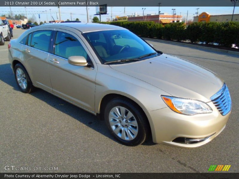 Cashmere Pearl / Black 2013 Chrysler 200 LX Sedan