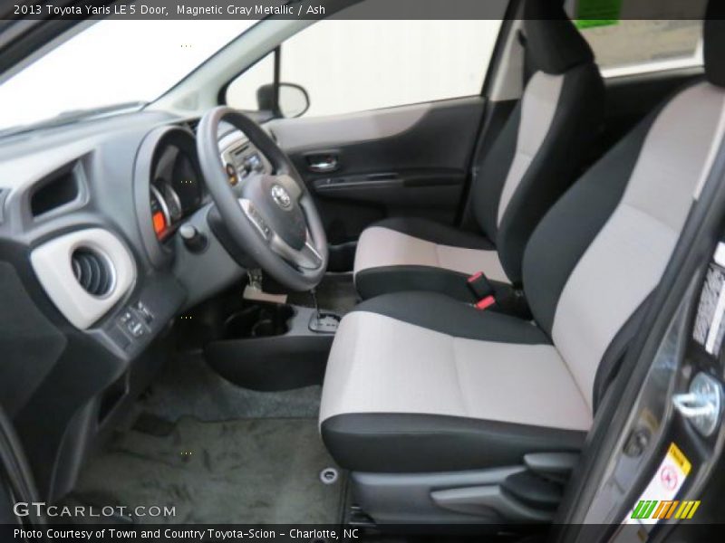 Magnetic Gray Metallic / Ash 2013 Toyota Yaris LE 5 Door