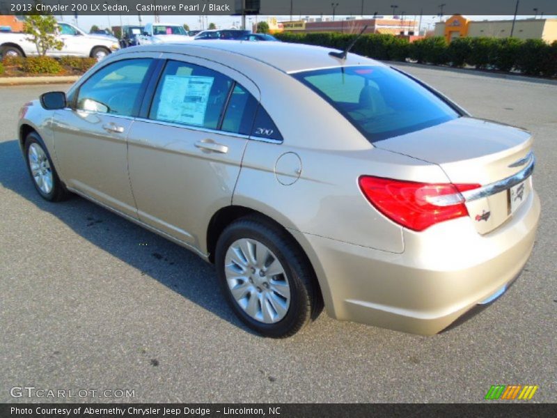 Cashmere Pearl / Black 2013 Chrysler 200 LX Sedan