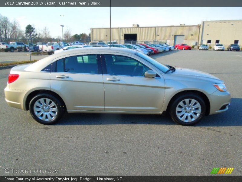Cashmere Pearl / Black 2013 Chrysler 200 LX Sedan