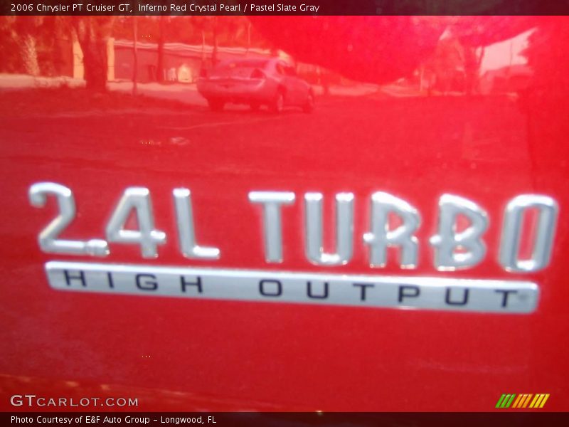 Inferno Red Crystal Pearl / Pastel Slate Gray 2006 Chrysler PT Cruiser GT