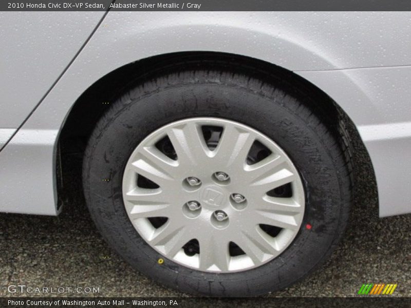 Alabaster Silver Metallic / Gray 2010 Honda Civic DX-VP Sedan