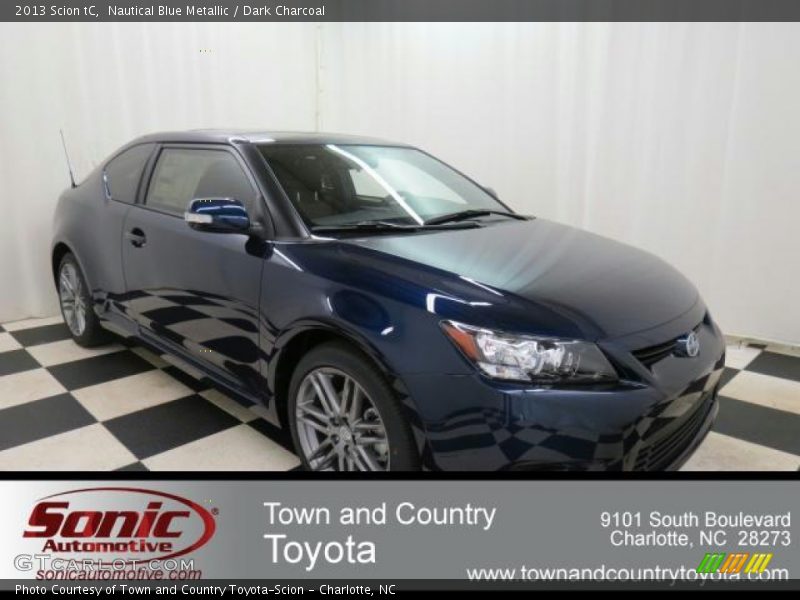 Nautical Blue Metallic / Dark Charcoal 2013 Scion tC