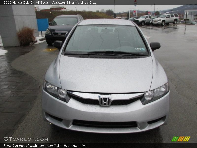 Alabaster Silver Metallic / Gray 2010 Honda Civic DX-VP Sedan