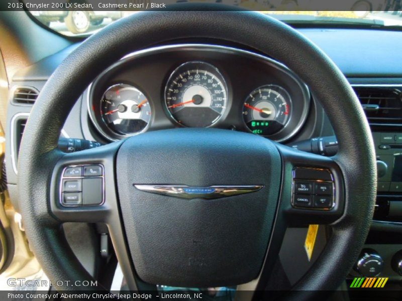 Cashmere Pearl / Black 2013 Chrysler 200 LX Sedan