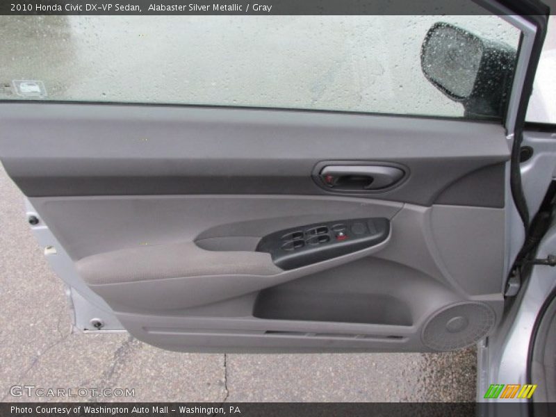 Alabaster Silver Metallic / Gray 2010 Honda Civic DX-VP Sedan