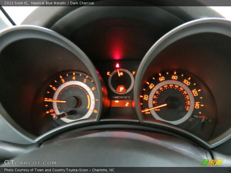 Nautical Blue Metallic / Dark Charcoal 2013 Scion tC