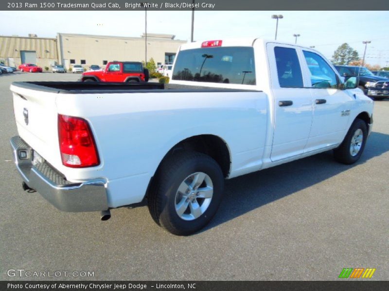 Bright White / Black/Diesel Gray 2013 Ram 1500 Tradesman Quad Cab