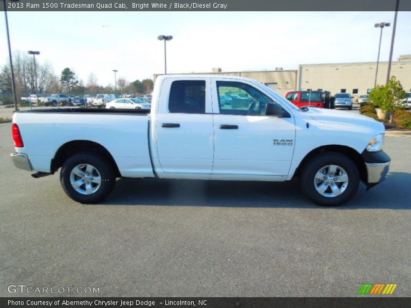 Bright White / Black/Diesel Gray 2013 Ram 1500 Tradesman Quad Cab