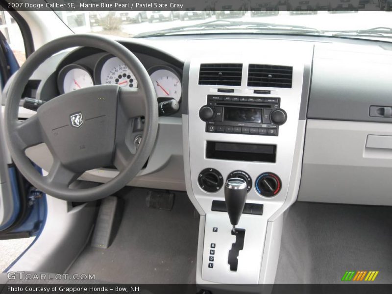 Marine Blue Pearl / Pastel Slate Gray 2007 Dodge Caliber SE
