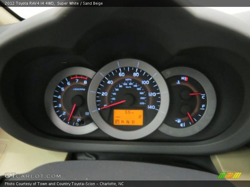 Super White / Sand Beige 2012 Toyota RAV4 I4 4WD