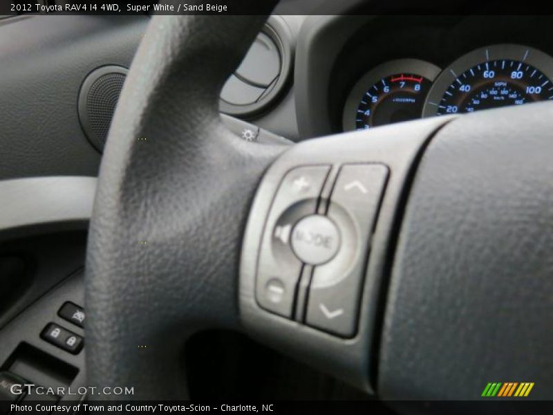 Super White / Sand Beige 2012 Toyota RAV4 I4 4WD