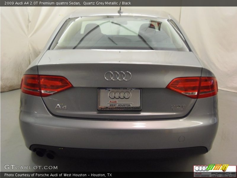Quartz Grey Metallic / Black 2009 Audi A4 2.0T Premium quattro Sedan