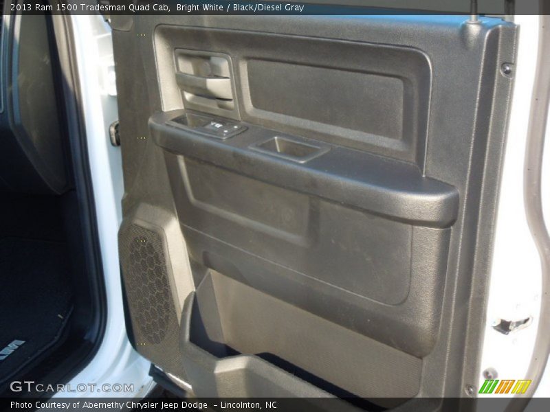 Bright White / Black/Diesel Gray 2013 Ram 1500 Tradesman Quad Cab