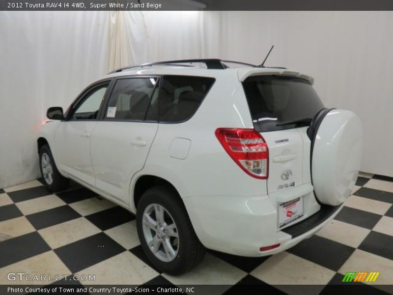 Super White / Sand Beige 2012 Toyota RAV4 I4 4WD