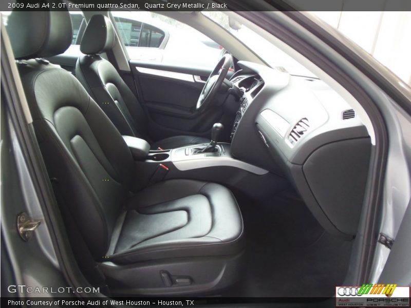 Quartz Grey Metallic / Black 2009 Audi A4 2.0T Premium quattro Sedan