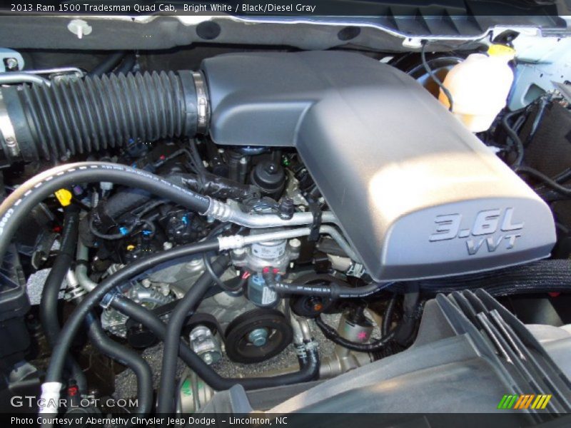 Bright White / Black/Diesel Gray 2013 Ram 1500 Tradesman Quad Cab
