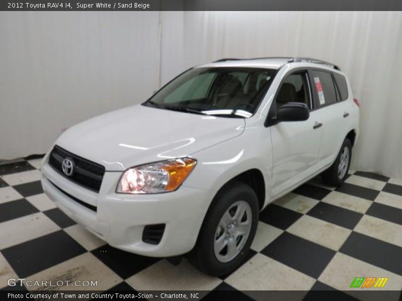 Super White / Sand Beige 2012 Toyota RAV4 I4