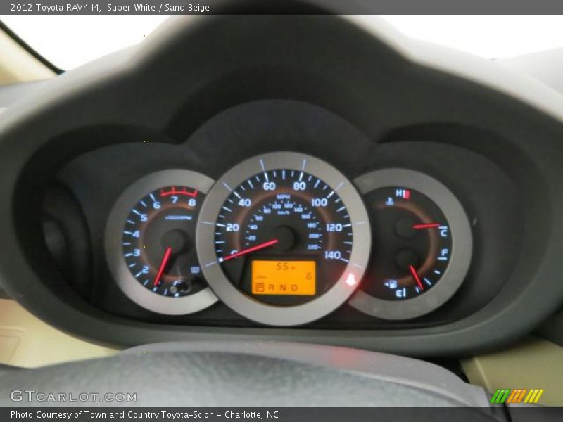 Super White / Sand Beige 2012 Toyota RAV4 I4