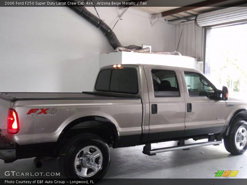 Arizona Beige Metallic / Tan 2006 Ford F250 Super Duty Lariat Crew Cab 4x4