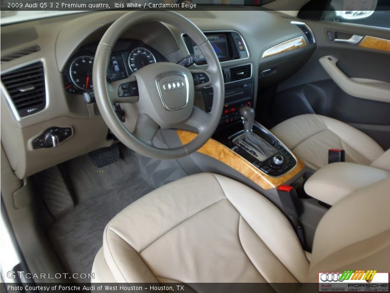 Ibis White / Cardamom Beige 2009 Audi Q5 3.2 Premium quattro
