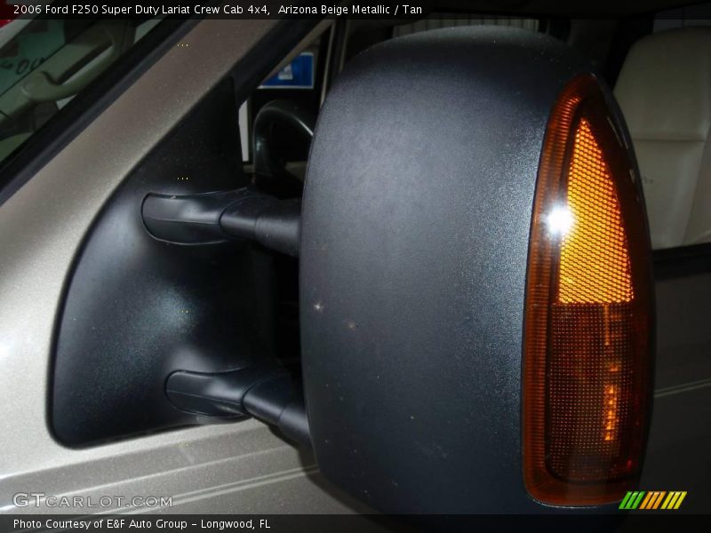 Arizona Beige Metallic / Tan 2006 Ford F250 Super Duty Lariat Crew Cab 4x4