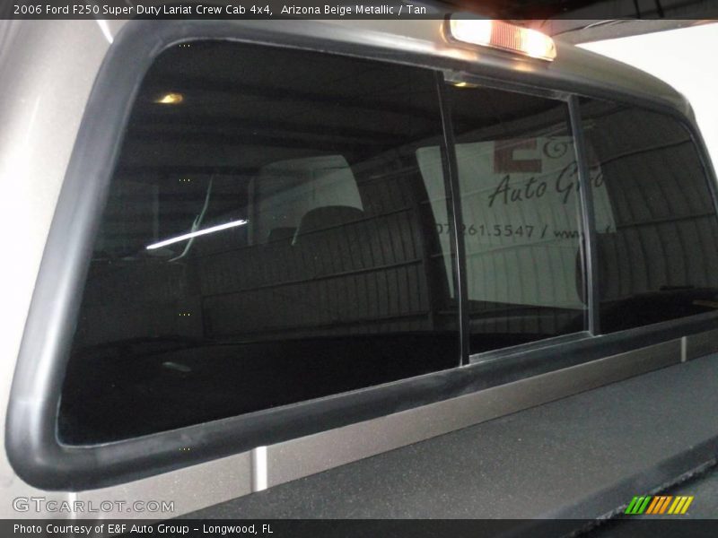 Arizona Beige Metallic / Tan 2006 Ford F250 Super Duty Lariat Crew Cab 4x4