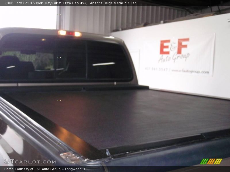 Arizona Beige Metallic / Tan 2006 Ford F250 Super Duty Lariat Crew Cab 4x4