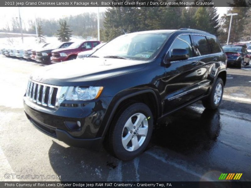 Black Forest Green Pearl / Dark Graystone/Medium Graystone 2013 Jeep Grand Cherokee Laredo X Package 4x4