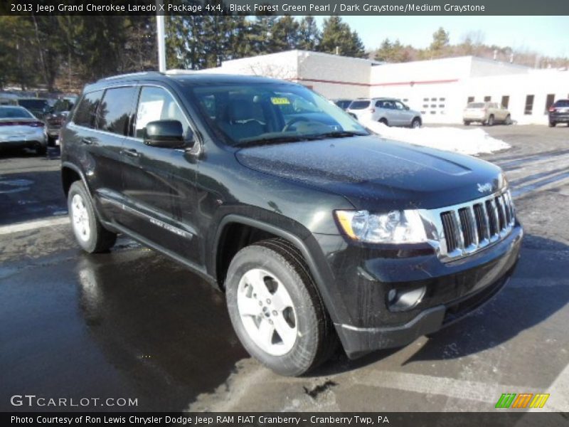 Black Forest Green Pearl / Dark Graystone/Medium Graystone 2013 Jeep Grand Cherokee Laredo X Package 4x4