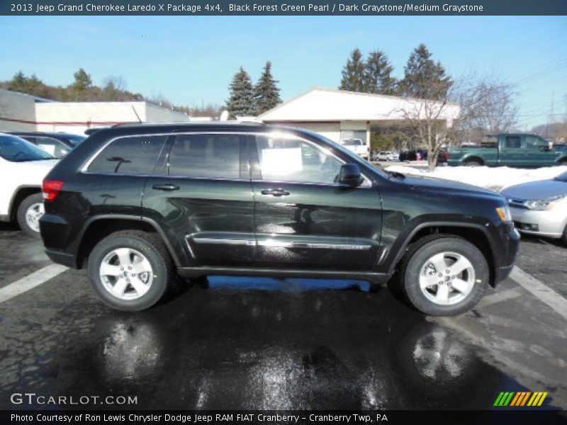Black Forest Green Pearl / Dark Graystone/Medium Graystone 2013 Jeep Grand Cherokee Laredo X Package 4x4