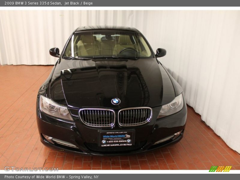 Jet Black / Beige 2009 BMW 3 Series 335d Sedan