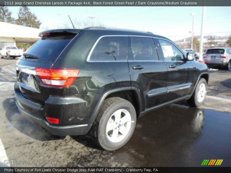 Black Forest Green Pearl / Dark Graystone/Medium Graystone 2013 Jeep Grand Cherokee Laredo X Package 4x4