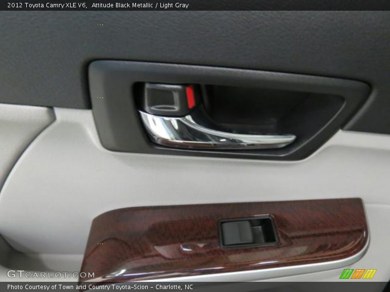 Attitude Black Metallic / Light Gray 2012 Toyota Camry XLE V6