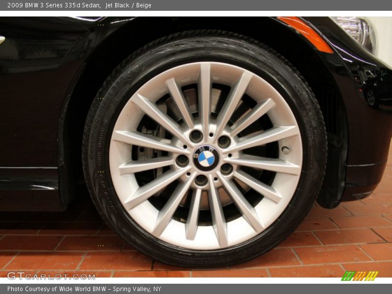 Jet Black / Beige 2009 BMW 3 Series 335d Sedan