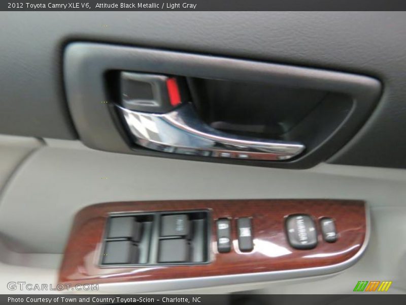 Attitude Black Metallic / Light Gray 2012 Toyota Camry XLE V6