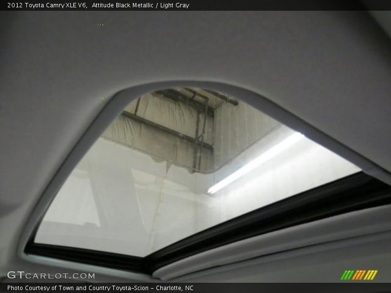 Attitude Black Metallic / Light Gray 2012 Toyota Camry XLE V6