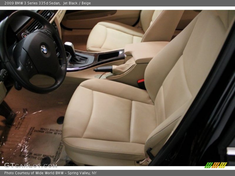 Jet Black / Beige 2009 BMW 3 Series 335d Sedan