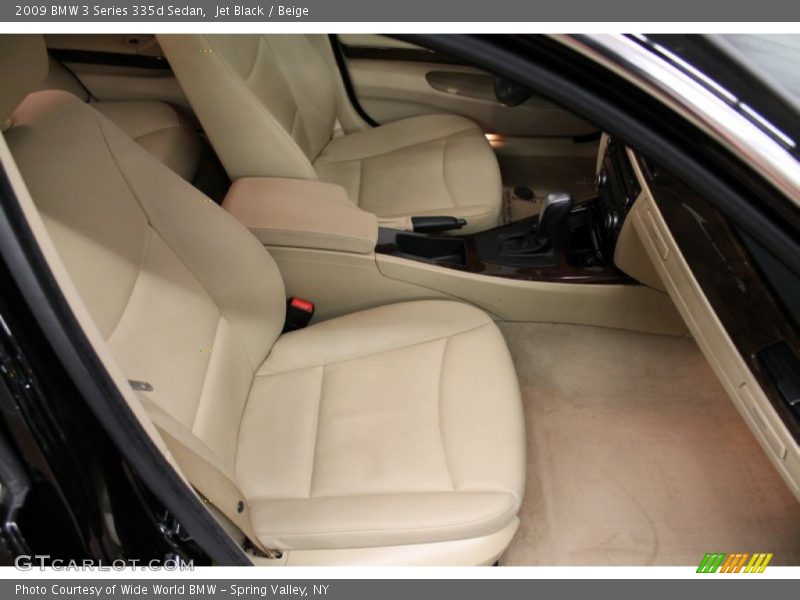 Jet Black / Beige 2009 BMW 3 Series 335d Sedan