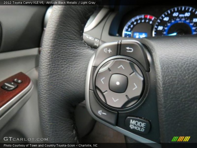 Attitude Black Metallic / Light Gray 2012 Toyota Camry XLE V6
