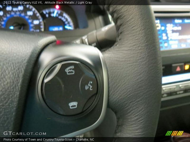 Attitude Black Metallic / Light Gray 2012 Toyota Camry XLE V6